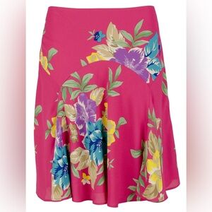 Lauren Ralph Lauren floral georgette skirt | size 6